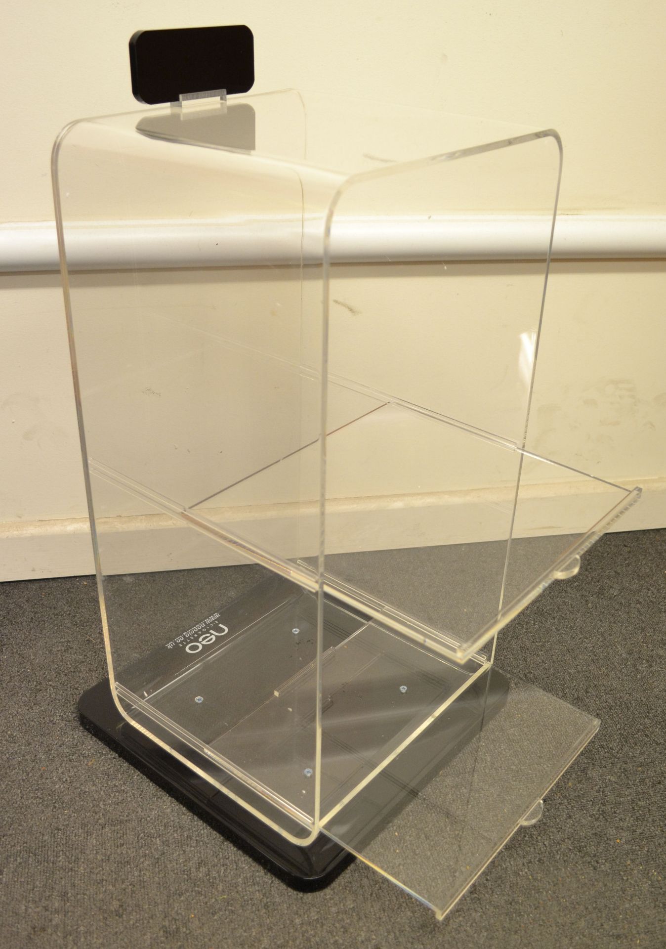 1 x Acrylic Counter Top Display Unit - New & Boxed - CL185 - Ref: DRTNEODSPLY - Location: Stoke ST3 - Bild 8 aus 9