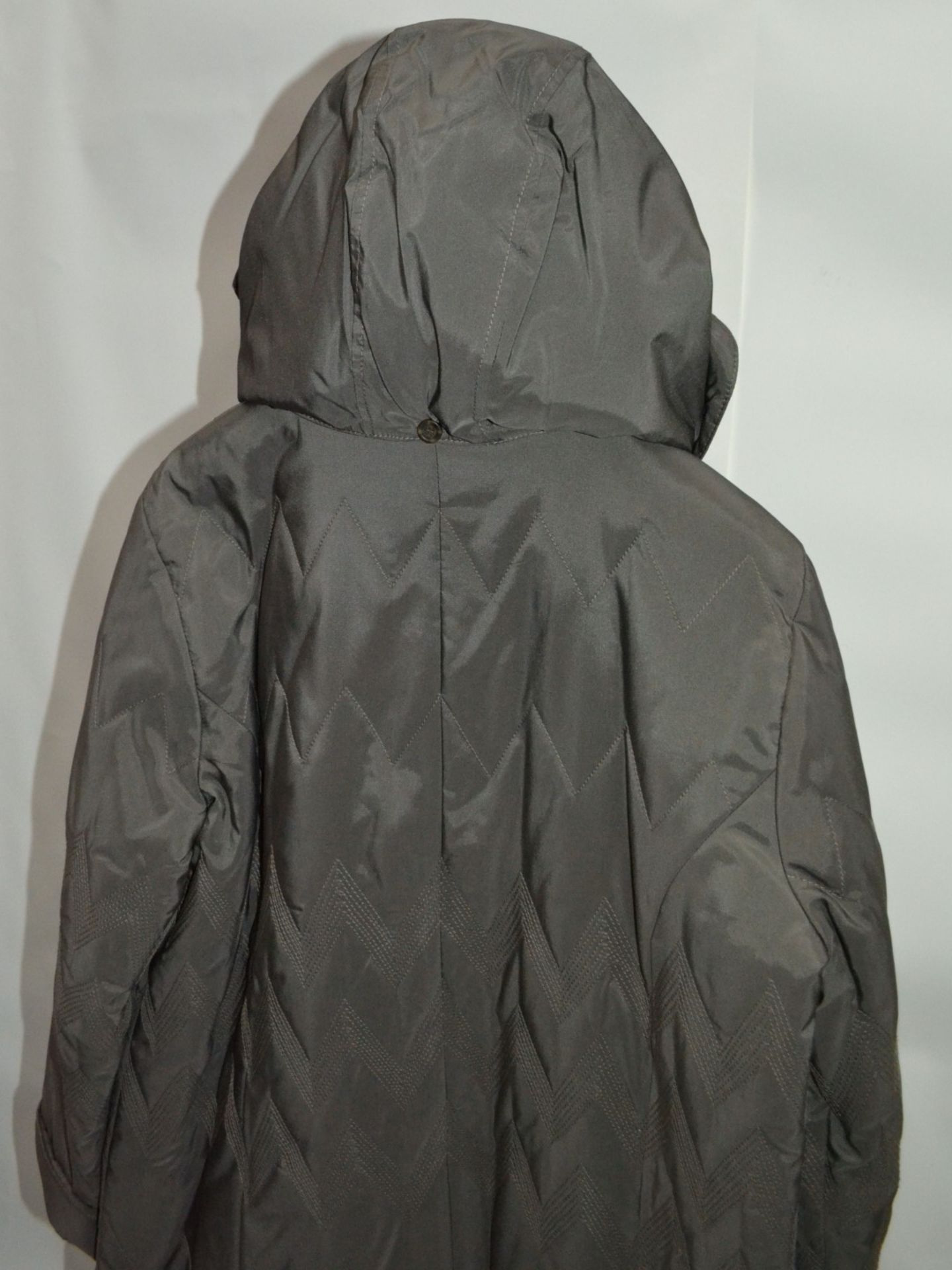 1 x Steilmann Kirsten Womens Hooded Grey Size 16 Coat - CL210 - Ref SC2058 - Location: Altrincham WA - Bild 8 aus 8