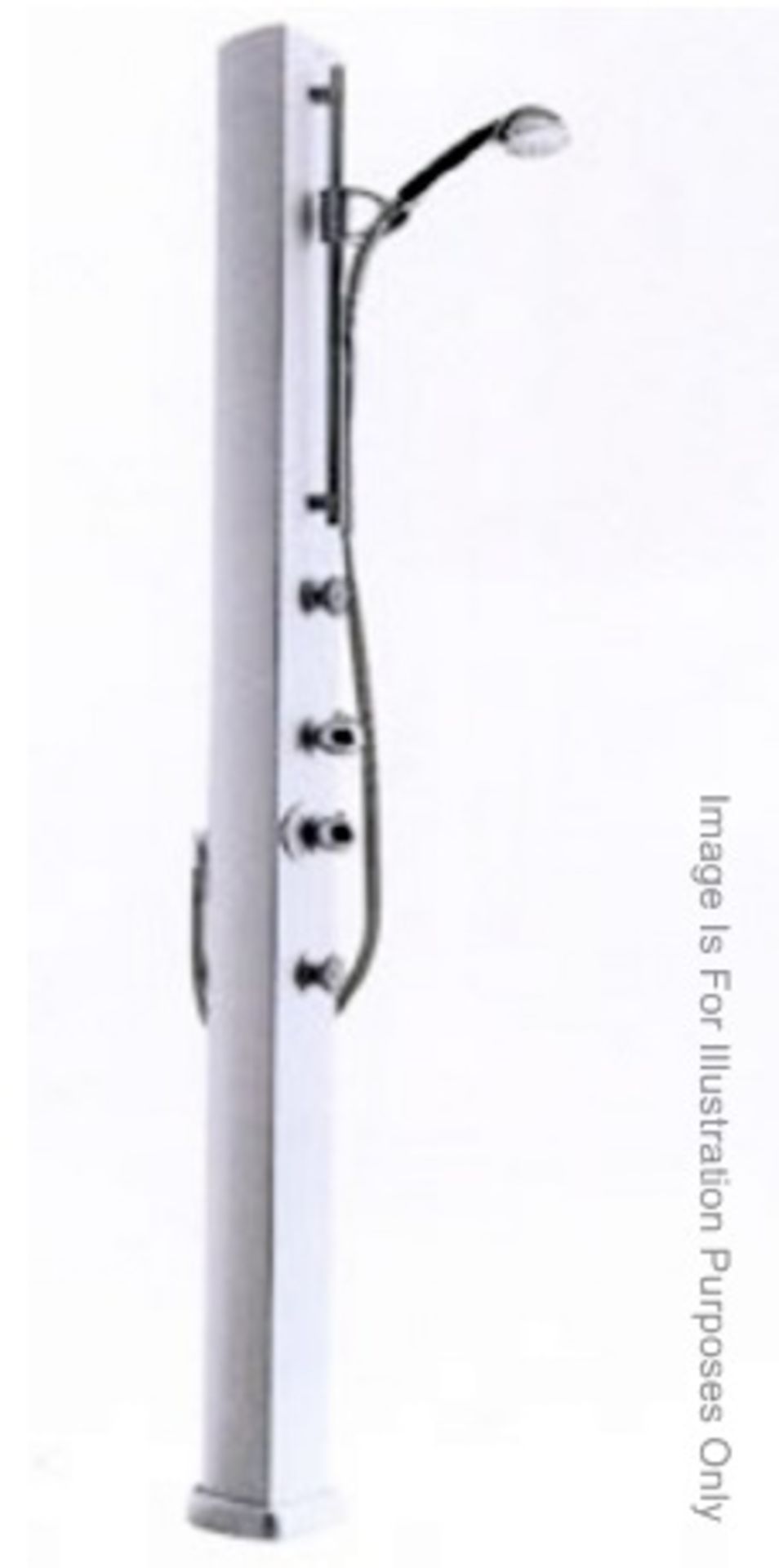 1 x Hansgrohe Pharo "Colonna Doccia" Upright Bathroom Shower Panel - Preowned In Good Condition -