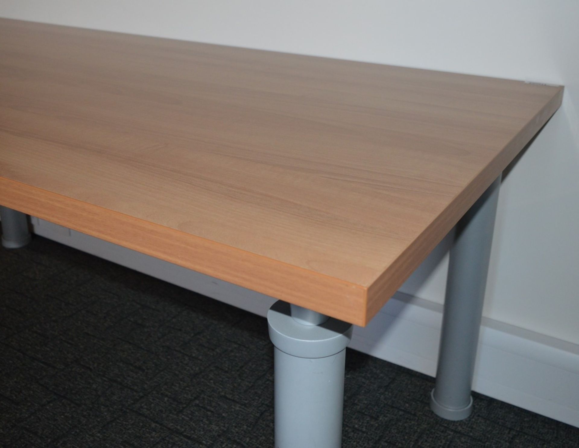 1 x Conference Office Table - Beech Finish - High Quality Office Furniture - H73.5 x W175 x D90 - Image 7 of 13