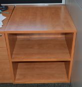 1 x Beech Office Storage Unit - CL400 - Ref 073 - H72 x W70 x D80 cms - Location: Manchester M32