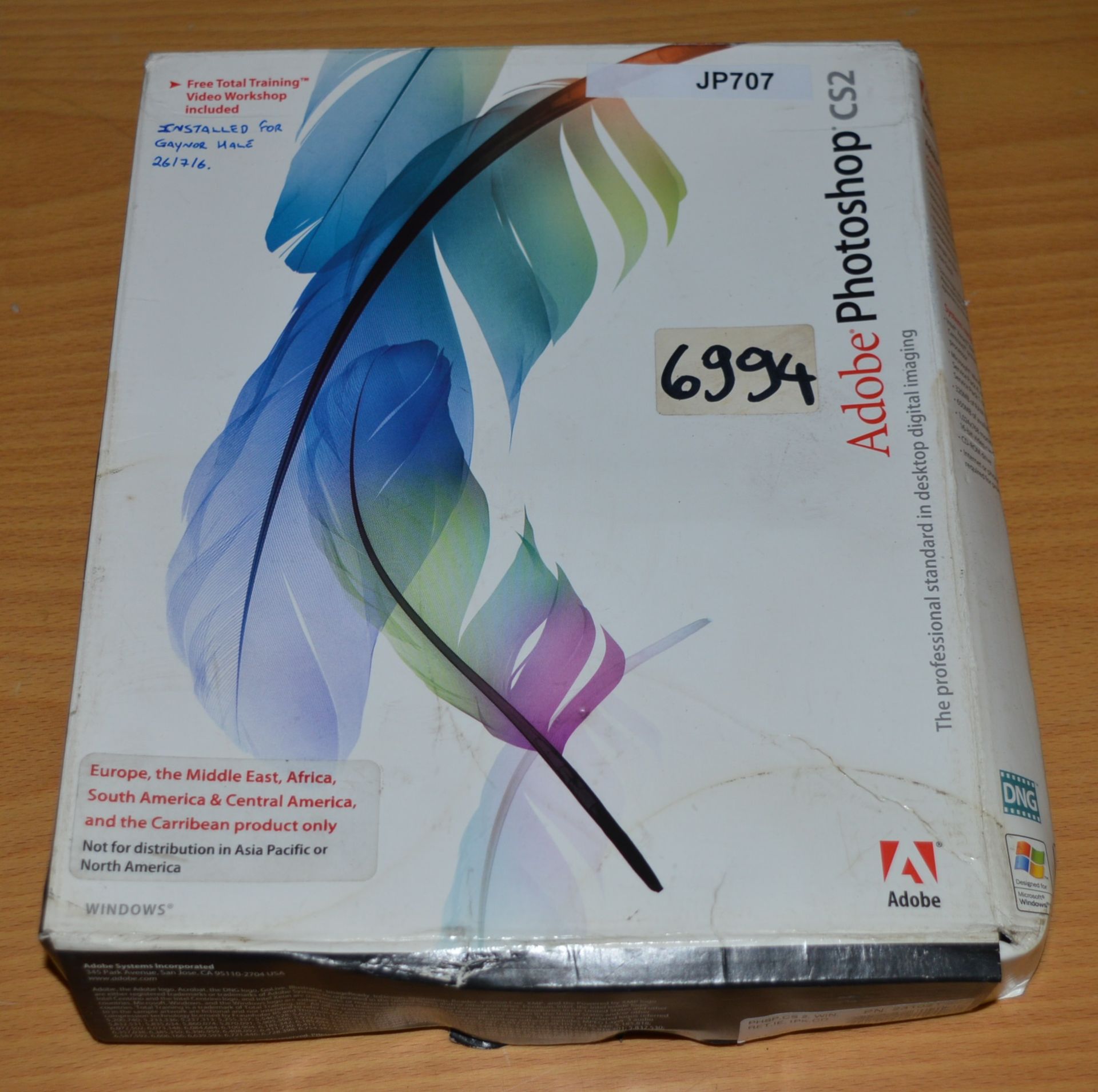 1 x Adobe Photoshop CS2 Computer Software - Boxed With Instructions, Software CD and Product key -