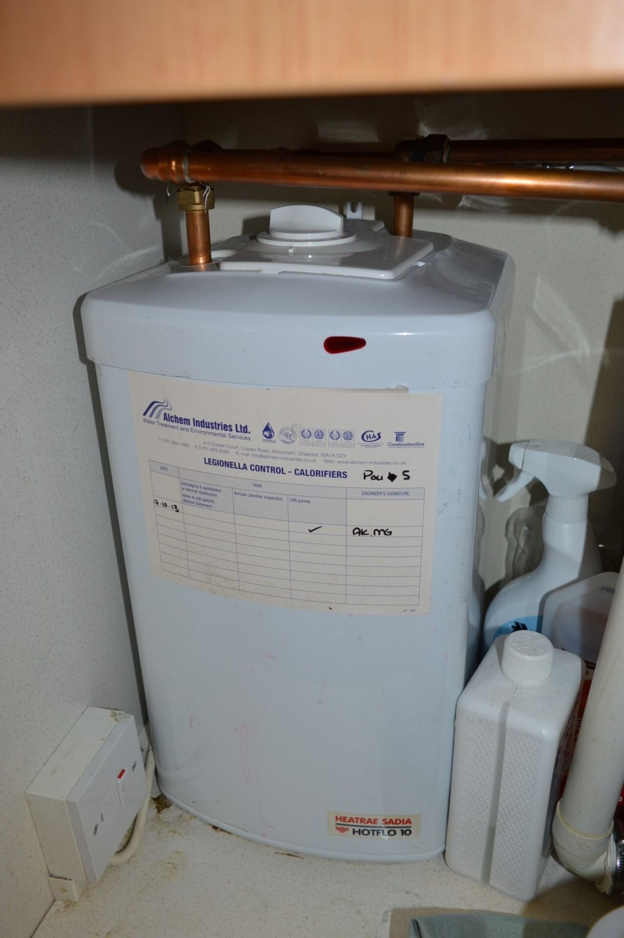 1 x Heatrae Sadia Hotflo 10 Electric Unvented Water Heater - CL400 - Already Removed Ready For