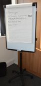 1 x Mobile Flipchart / Whiteboard - High Quality Office Furniture - CL400 - Ref 013 - Location: