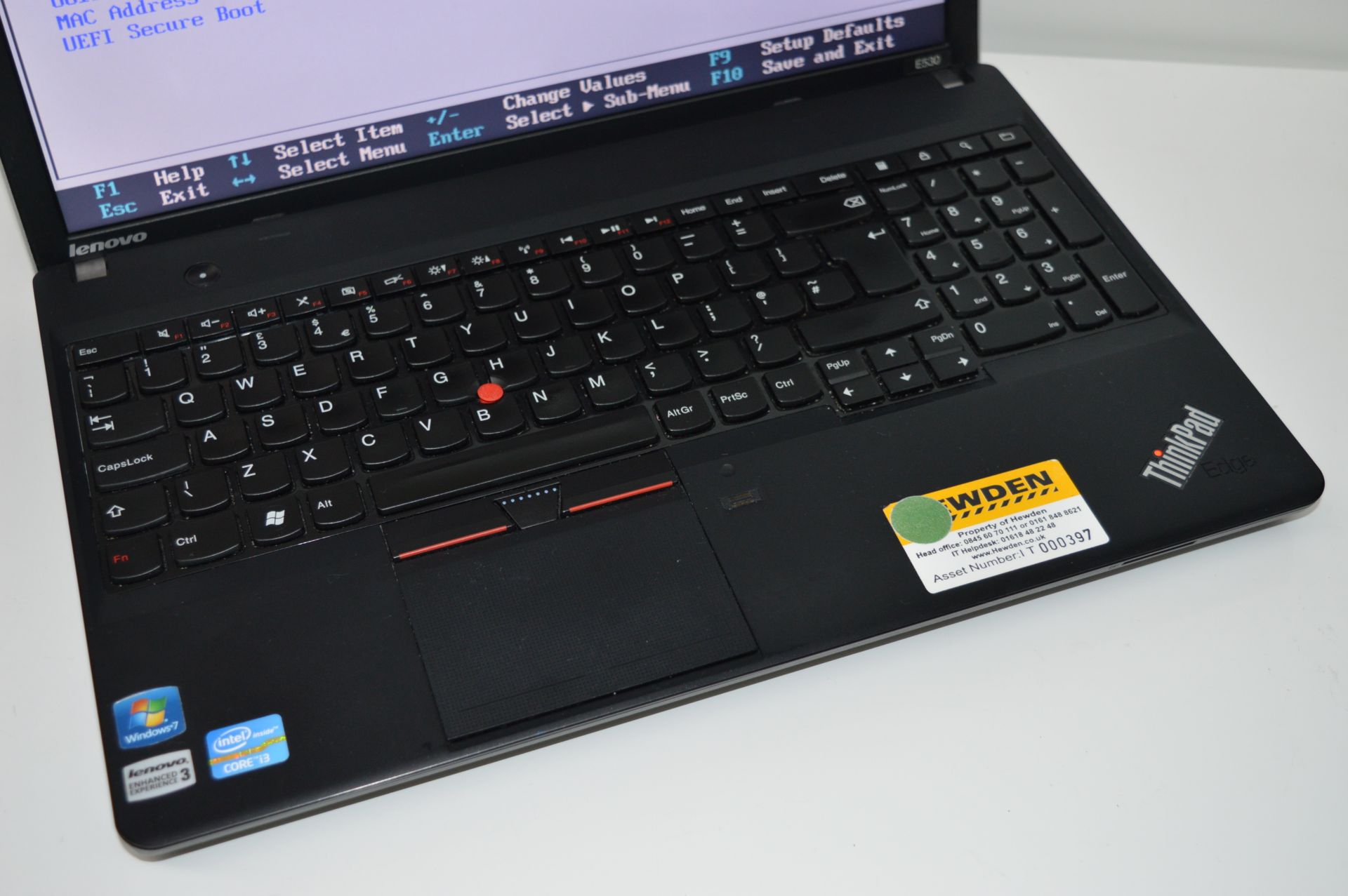 1 x Lenovo Thinkpad E530 Laptop Computer - Features 15.6 Inch Screen, Intel Core i3-2370M 2.4ghz - Image 2 of 4