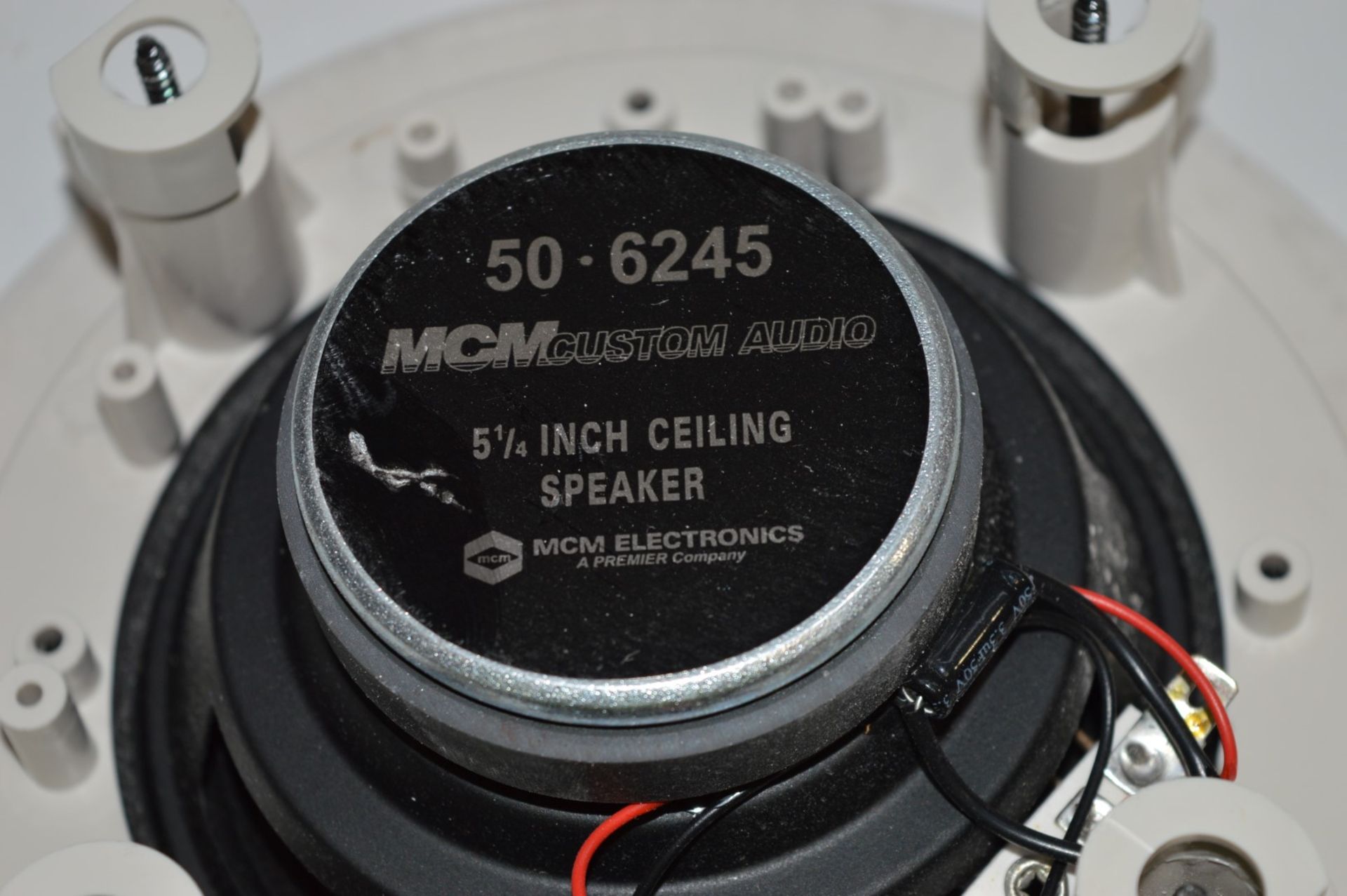 1 x MCM Custom Audio 5 1/4 Inch Ceiling Speakers - Model 50-6245 - 60w 8ohm - CL400 - Ref JP207 - - Image 5 of 5