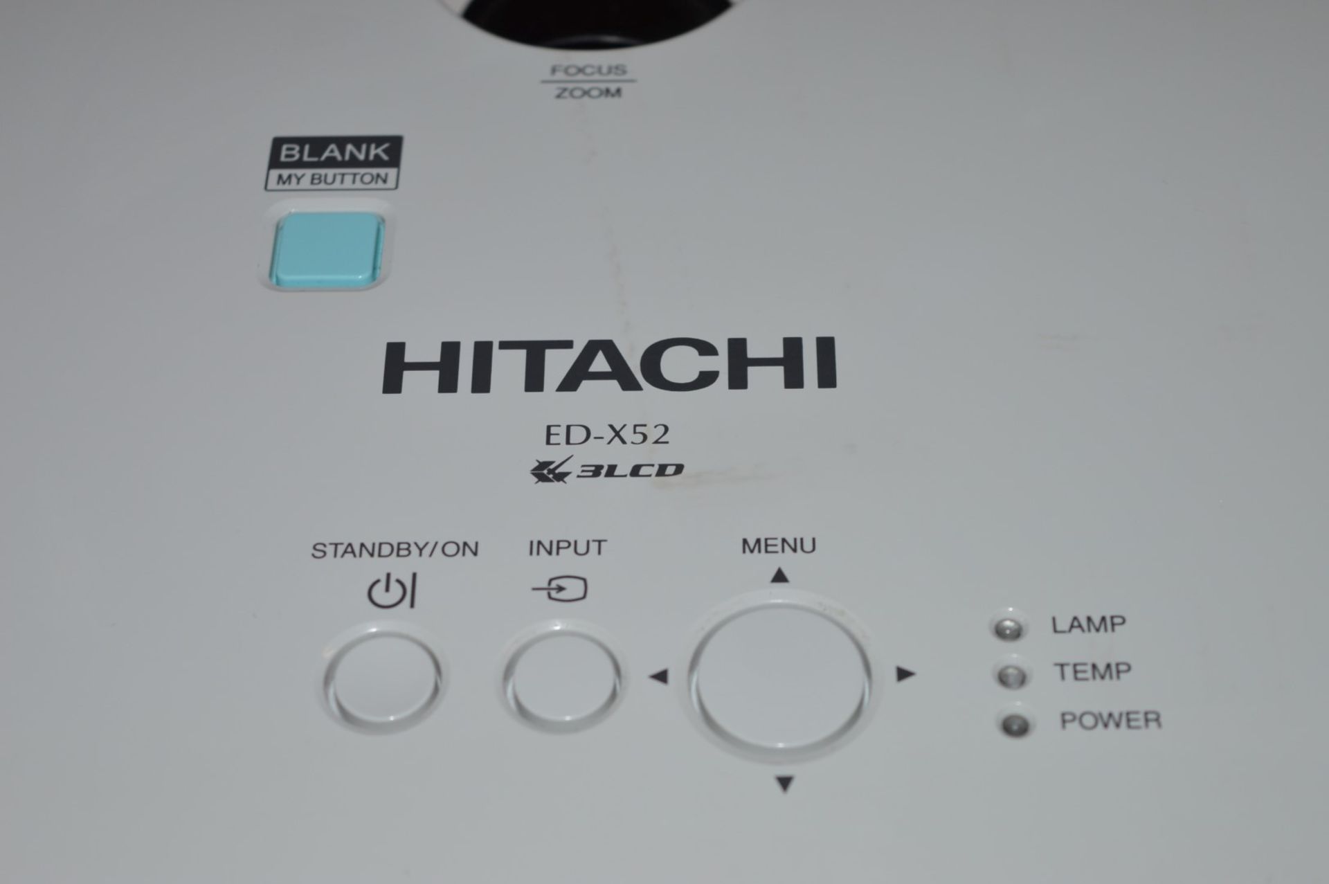 1 x Hitachi LCD Projector - Model EDX52 - Very Good Condition - Good Working Order - CL400 - Ref - Image 4 of 8