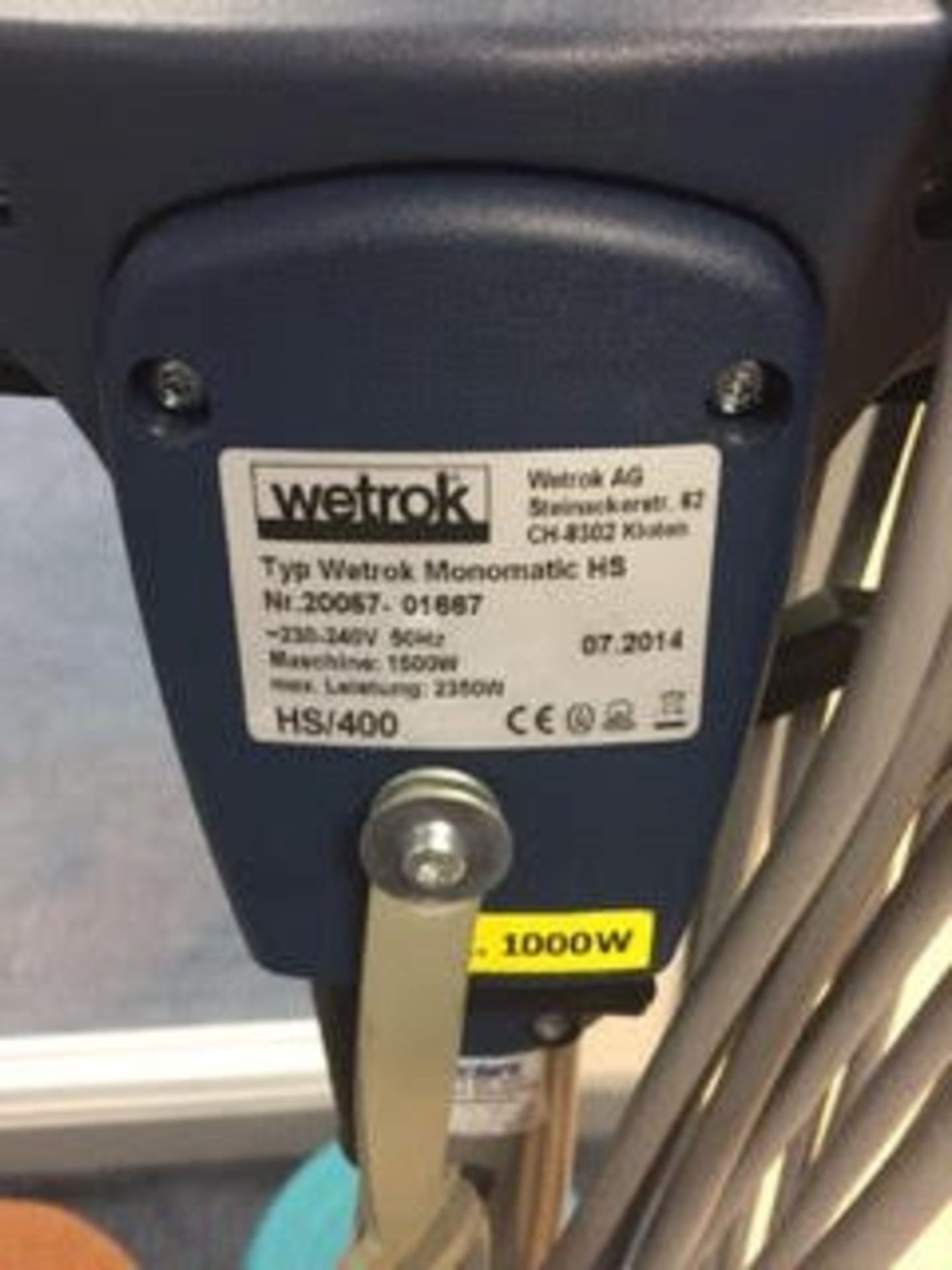 1 x WETROK Monomatic HS Commercial Spray Cleaning Machine - Suitable For Professional Cleaning - Image 3 of 3