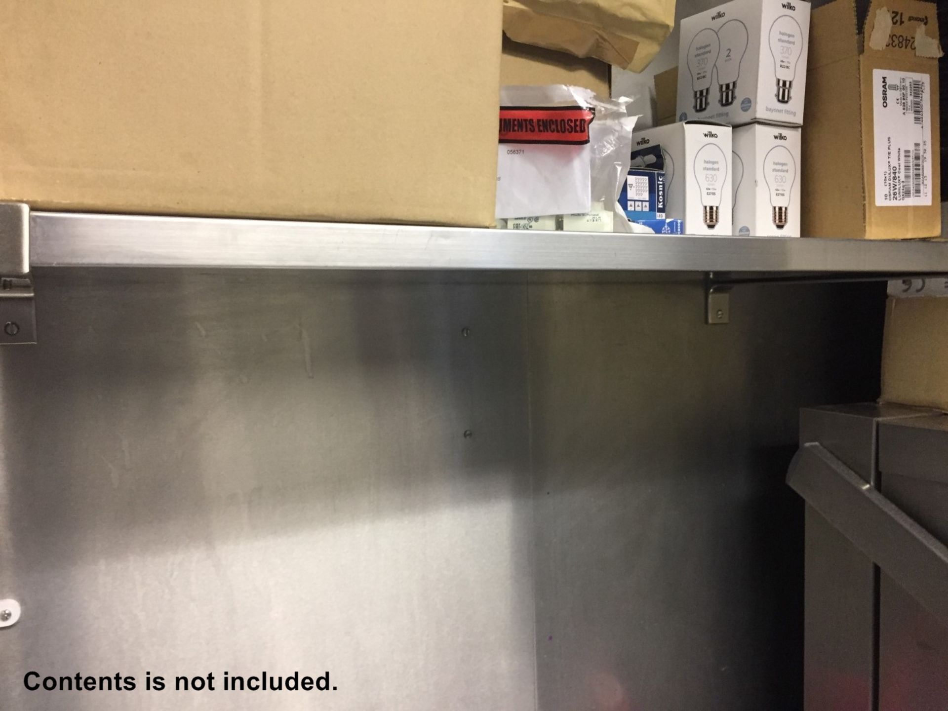 5 x Assorted Stainless Steel Shelves And 1 x Undercounter Cupboard - 6 Items In Total - Various - Image 4 of 5