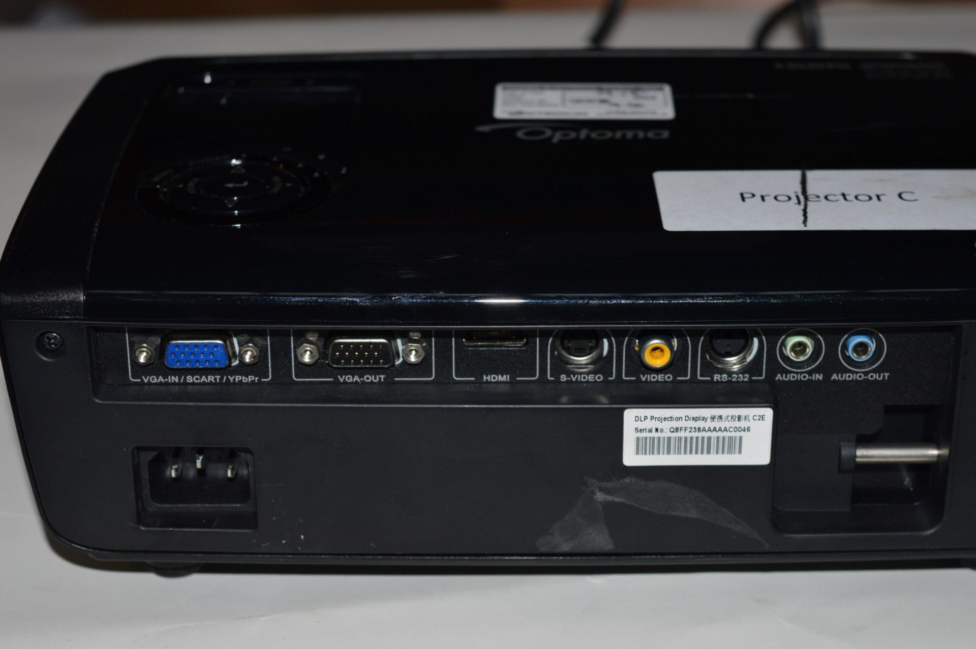 1 x Optoma DLP Projector With HDMI 16:10 Enhanced Widescreen - Very Good Condition - Good Working - Image 5 of 7