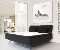 1 x Jensen EDEN Adjustable Superking Bed Base - W180 x L210 x H34cm - Colour: Black - CL087 -