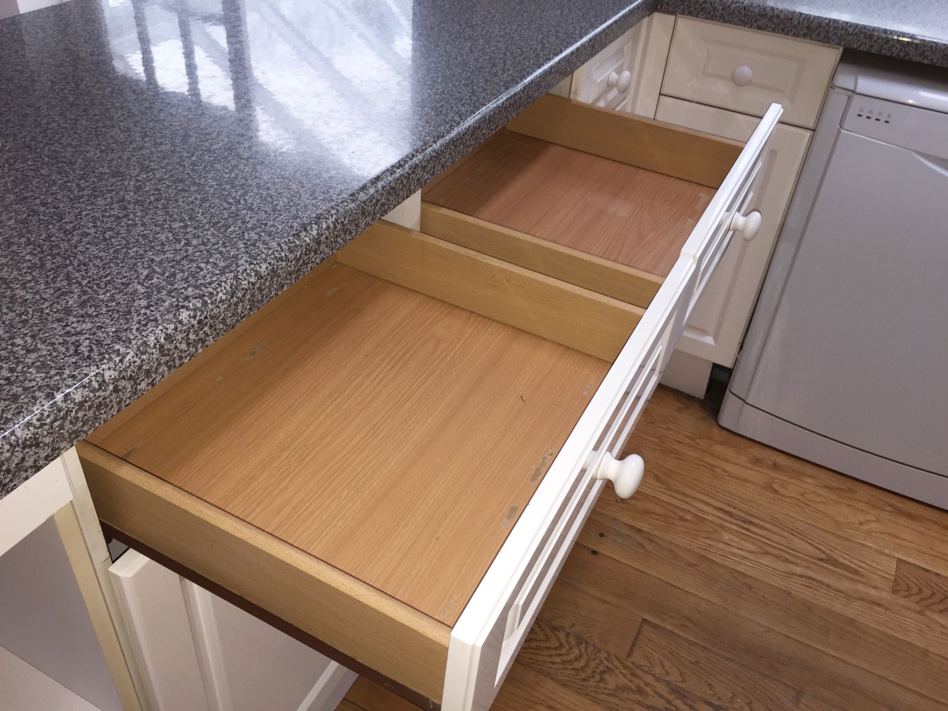 1 x Spacious Bespoke Fitted Kitchen In Cream With Neff And Whirlpool Appliances - Masses Storage - Image 32 of 37