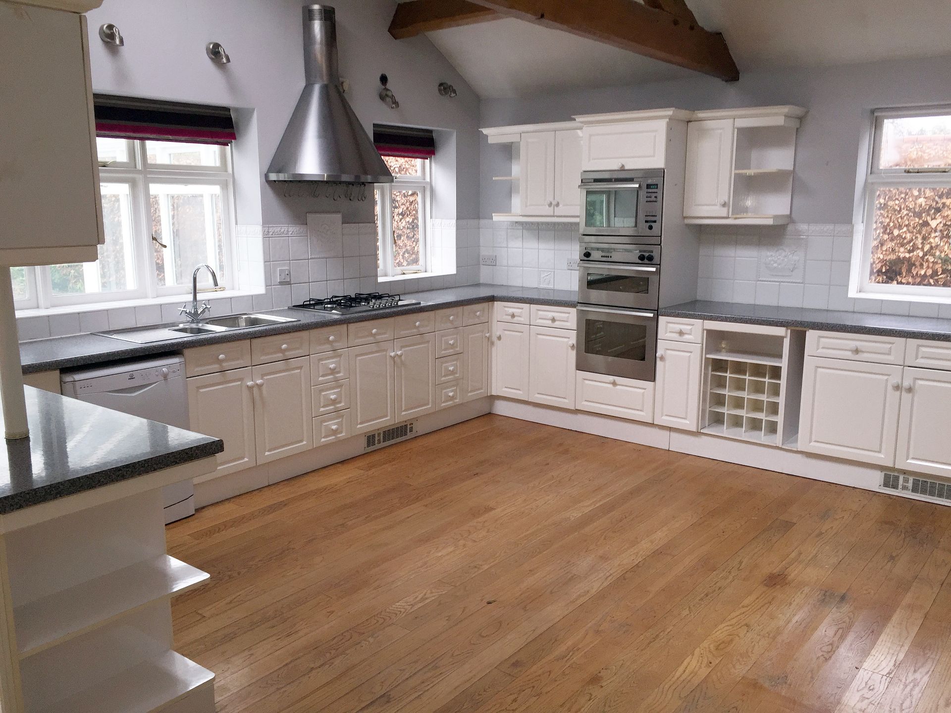 1 x Spacious Bespoke Fitted Kitchen In Cream With Neff And Whirlpool Appliances - Masses Storage - Image 3 of 37