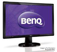 1 x BenQ LED 24 inch Widescreen 16:9 Multimedia Monitor (Model: GL2450HM) - Recently Taken From A