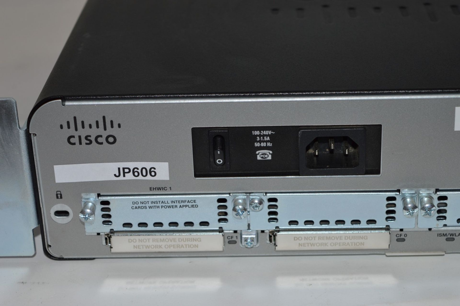 1 x Cisco 1941 Gigabit Port Router - Removed From Working Office Environment - CL400 Ref JP606 - - Image 3 of 5