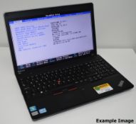 1 x Lenovo Thinkpad E530 Laptop Computer - Features 15.6 Inch Screen, Intel Core i3-2370M 2.4ghz