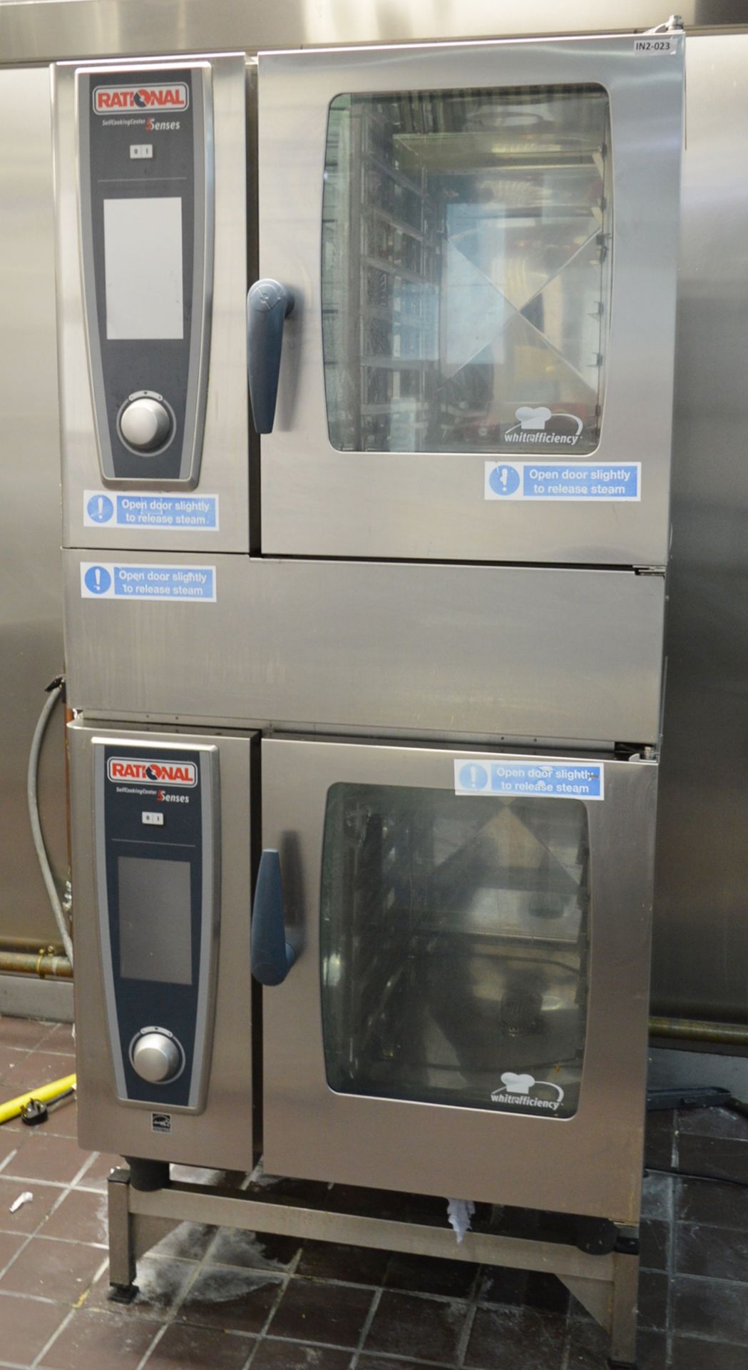 2 x Rational SCC WE 61G Gas Combination Ovens - Perfect For Hotels, Restaurants, Delis, Hospitals