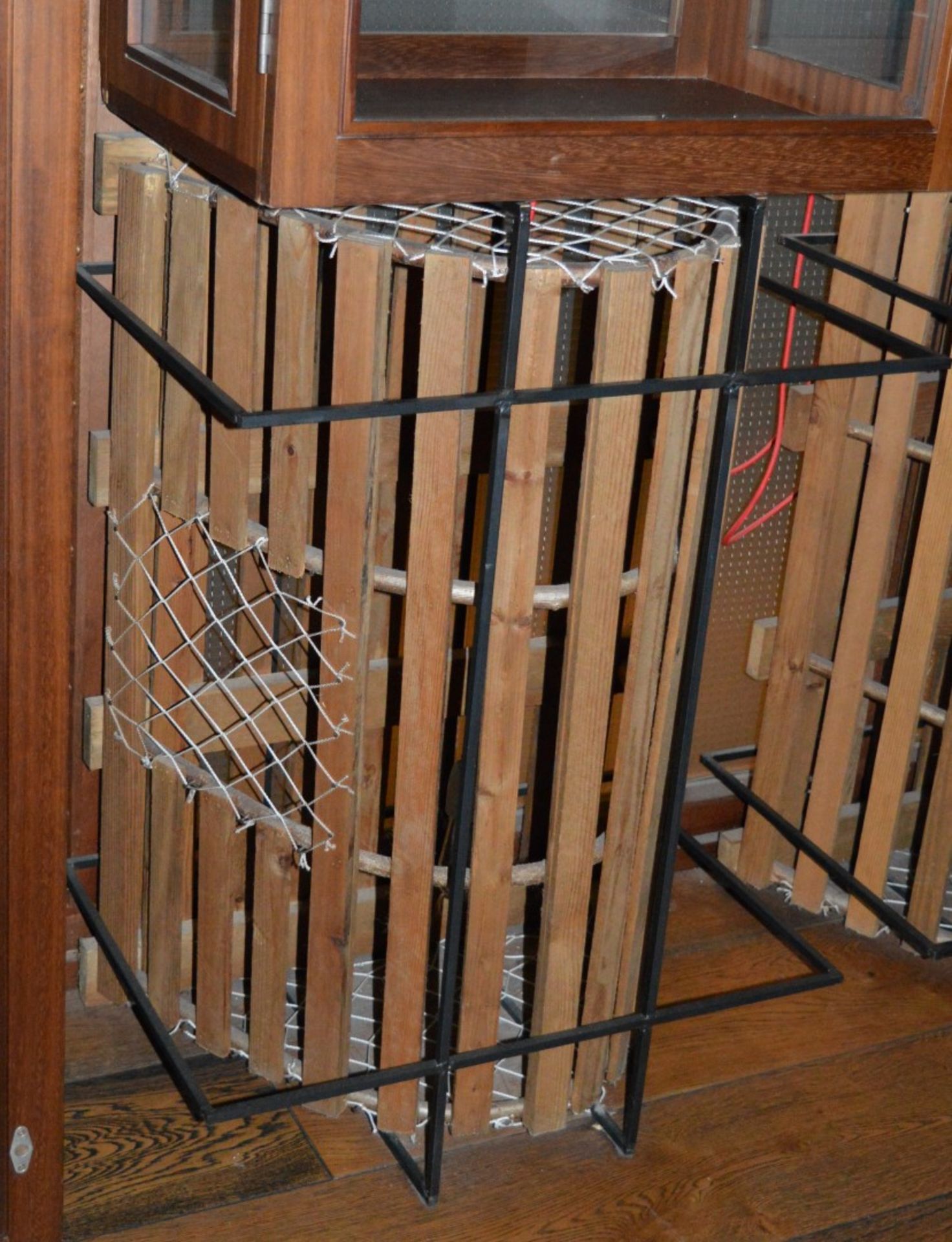 2 x Maritime Costal LOBSTER CAGES - Wooden Lobster Cages With Metal Cage protectors - Image 4 of 7