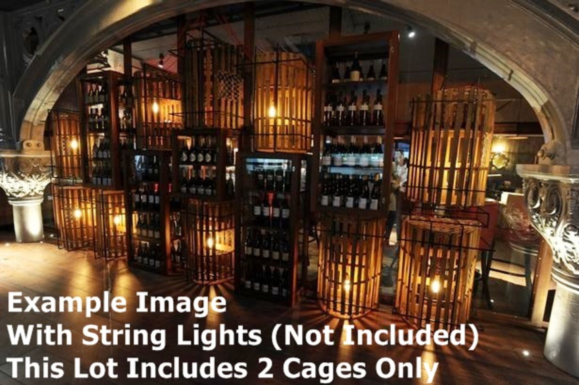 2 x Maritime Costal LOBSTER CAGES - Wooden Lobster Cages With Metal Cage protectors - Image 7 of 7