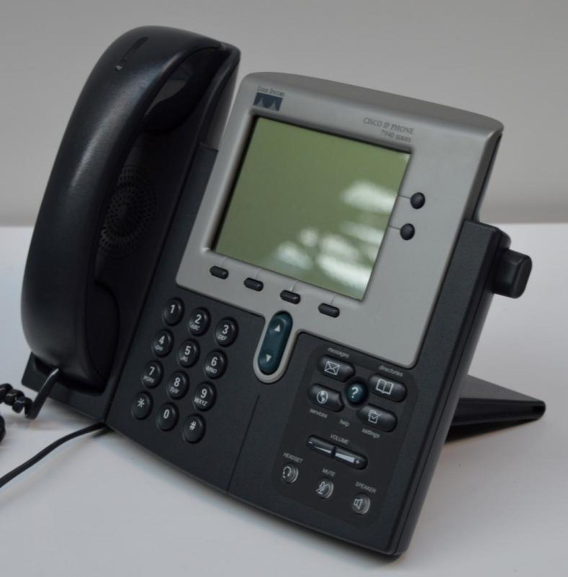 4 x Cisco CP-7940G IP Phone VOIP Telephone LCD Display Phones - Removed From a Working Office Enviro - Image 5 of 6