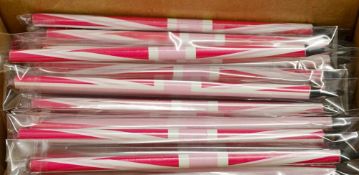 140 x ICE London "Union Jack" Pencils - Made With SWAROVSKI® ELEMENTS - Colour: PINK - New / Sealed