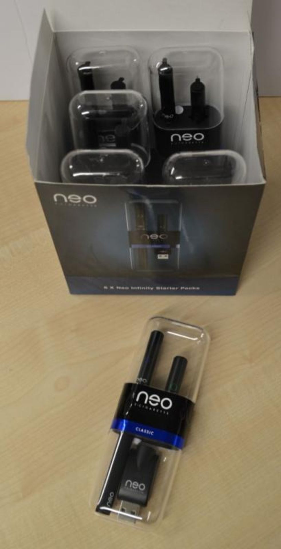 6 x Neo E-Cigarettes Infinity Starter Packs - New & Sealed Stock - CL185 - Ref: DRTISP - Location: S - Image 3 of 6