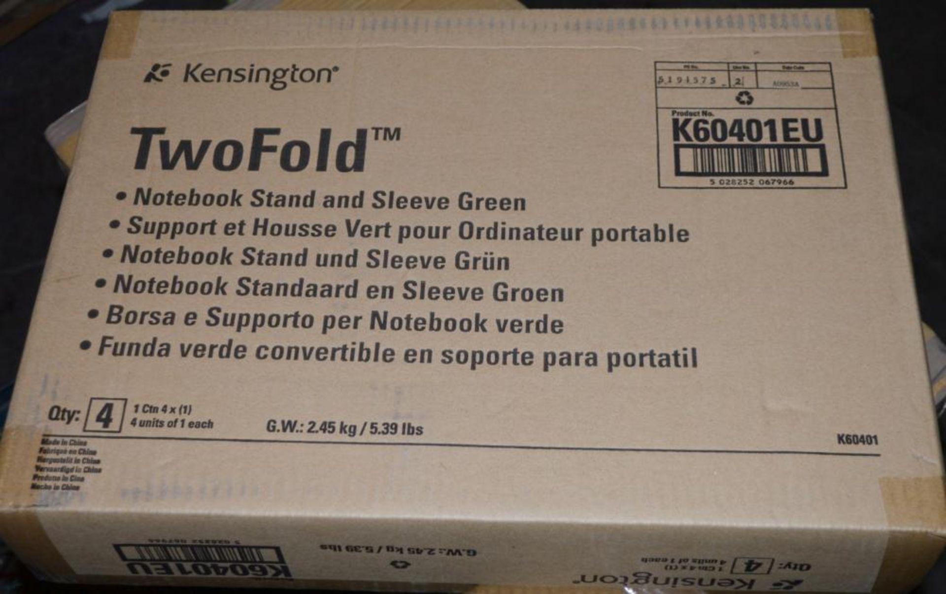 4 x Kensington TwoFold Laptop Stand Cases - Suitable For Laptops Upto 15.4" - Stylish Laptop Sleeve - Image 5 of 10