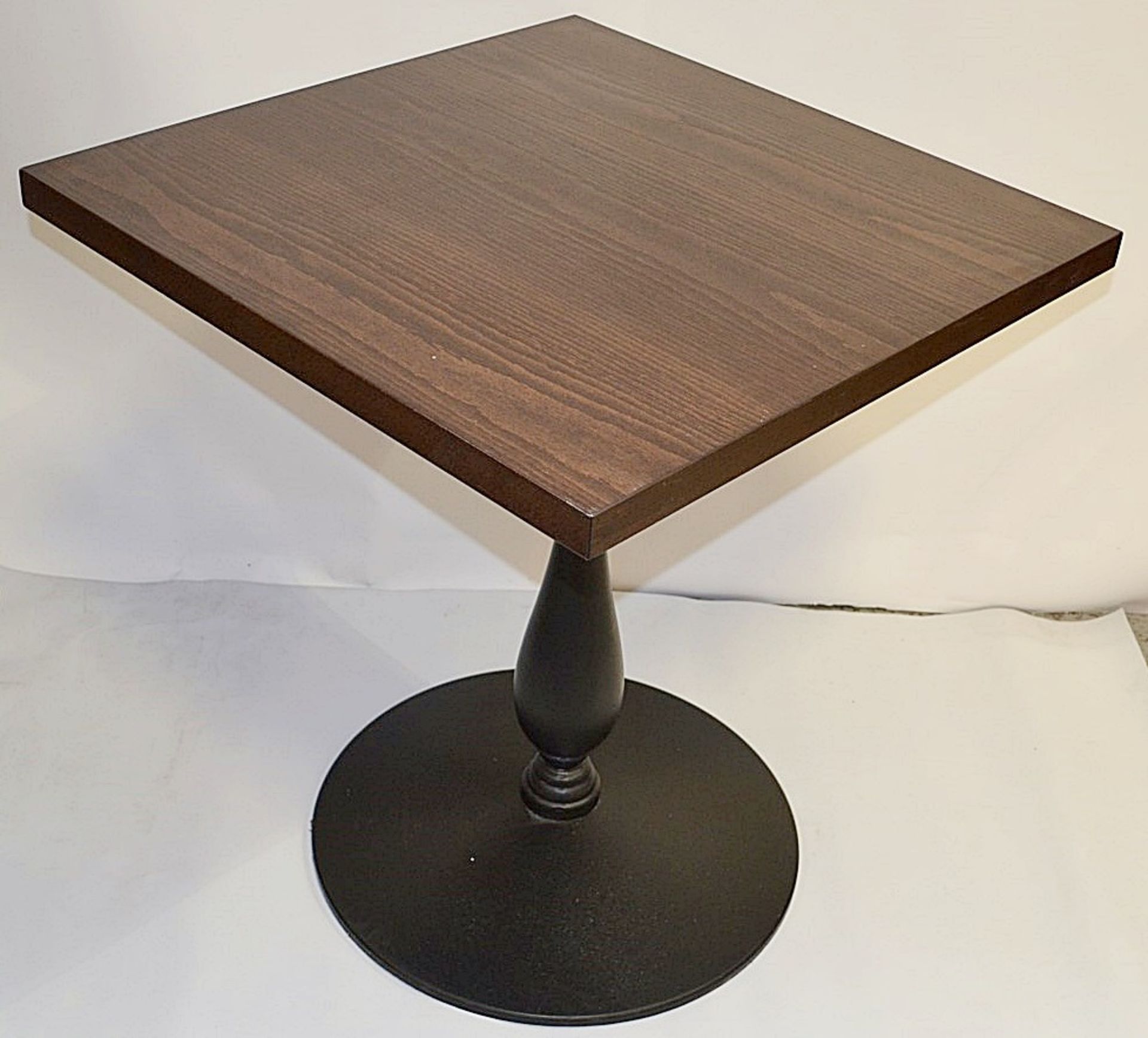 1 x Square Bistro Table - Dimensions: H76cm x W70 x D70cm - City Centre Restaurant Closure - Ref: