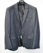 1 x Gentlemens "WILMINGTON" Blazer Jacket By Pre End - Size: 52 - Colour: Dark Grey - New Stock With