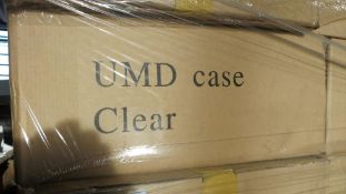 100 x UMD PSP Clear Cases - Ref: DRT0230 - CL185 - Location: Stoke-on-Trent ST3