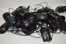 23 x Various USB Computer Mice - Brands Include Lenovo - CL400 - Ref JP1029 - Location: Altrincham W