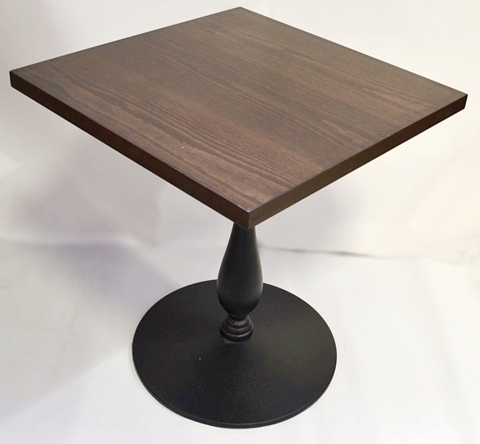 1 x Square Bistro Table - Dimensions: H76cm x W70 x D70cm - City Centre Restaurant Closure - Ref: - Image 3 of 5