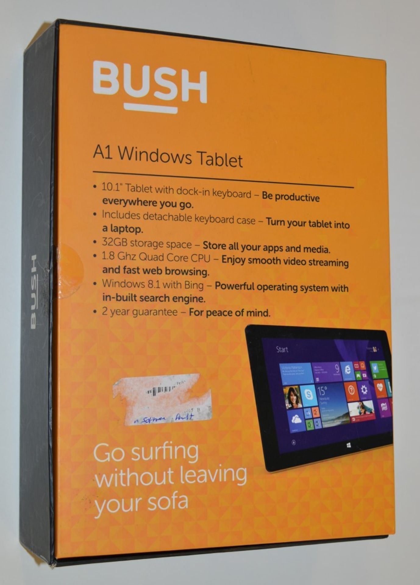 1 x Bush A1 10.1 Inch Windows Tablet - Features Include Intel Atom 1.8ghz Quad Core Processor, 1gb - Image 4 of 11
