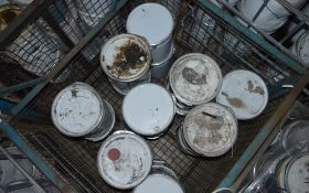 Approx. 18 x 20 Litre Assorted Tins of Paint inc. Roof & Tile, External Masonry + More - Ref: DRT023