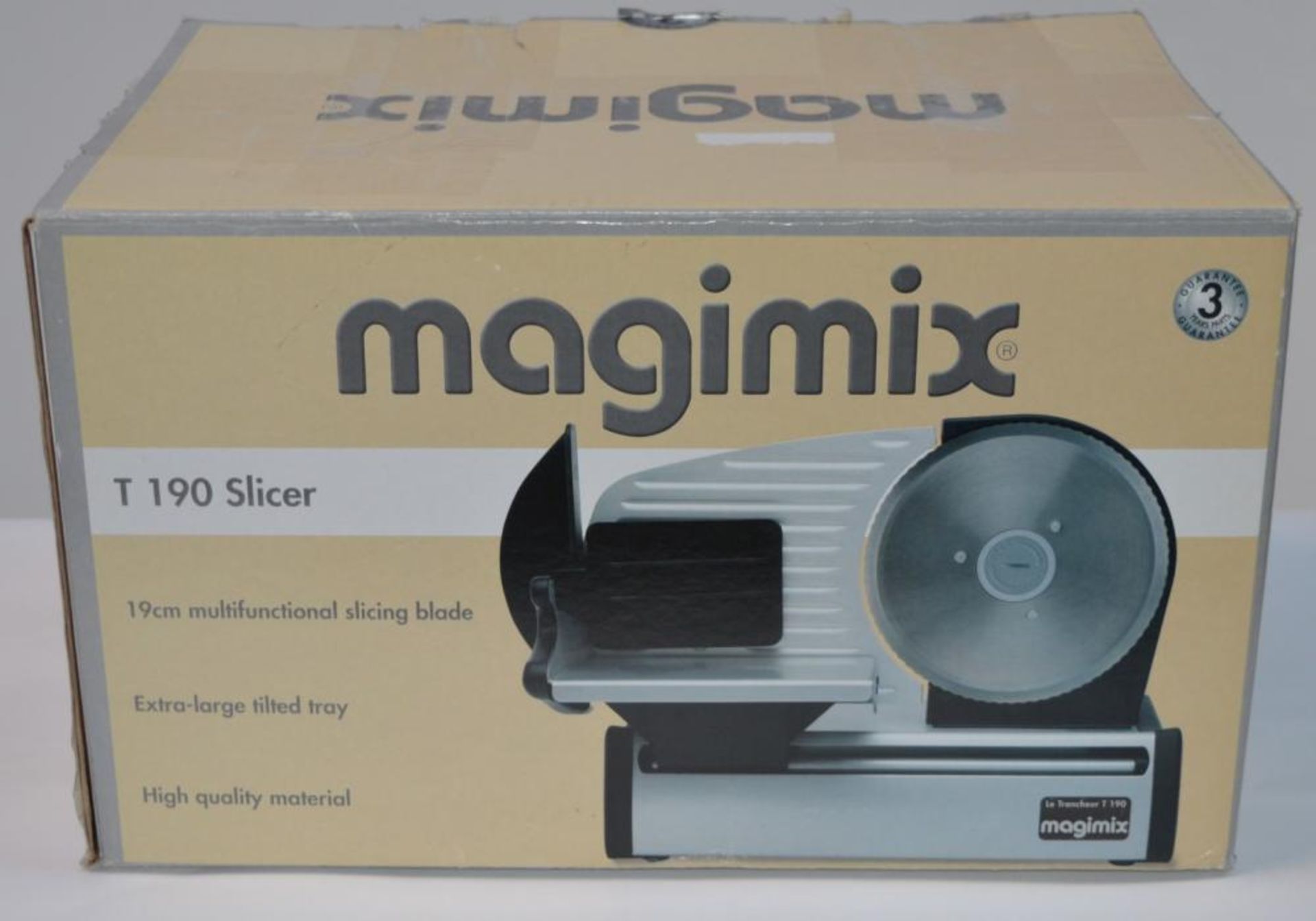 1 x Magimix 11650 T190 Stainless Steel Work Top Food Slicer - CL010 - Excellent Clean Condition - Id - Image 2 of 8