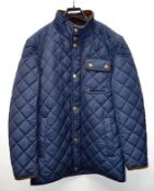 1 x PRE END Branded Mens Coat / Jacket - New Stock With Tags - Recent Store Closure - Colour: Navy