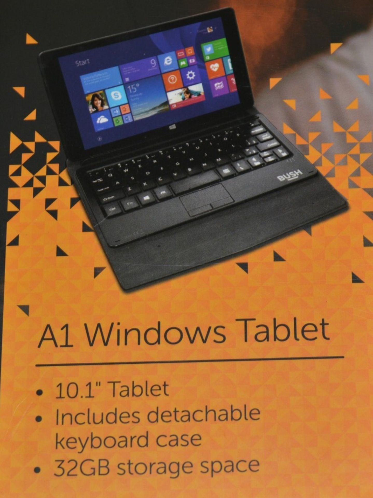 1 x Bush A1 10.1 Inch Windows Tablet - Features Include Intel Atom 1.8ghz Quad Core Processor, 1gb - Image 3 of 11