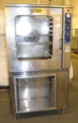 1 x Lainox Stainless Steel Comercial Combination Oven with Stand / Unit - Model: MG110M LX - Recentl