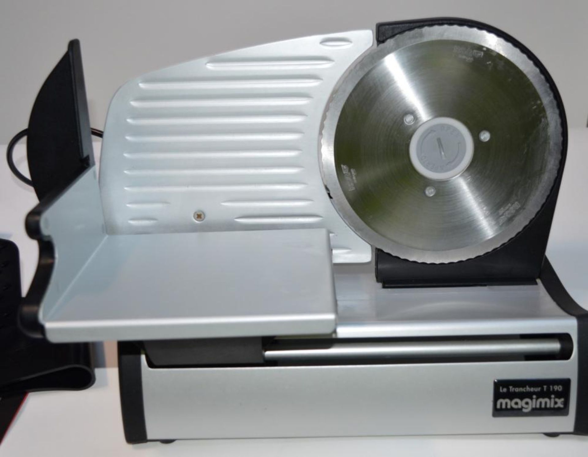 1 x Magimix 11650 T190 Stainless Steel Work Top Food Slicer - CL010 - Excellent Clean Condition - Id - Image 3 of 8
