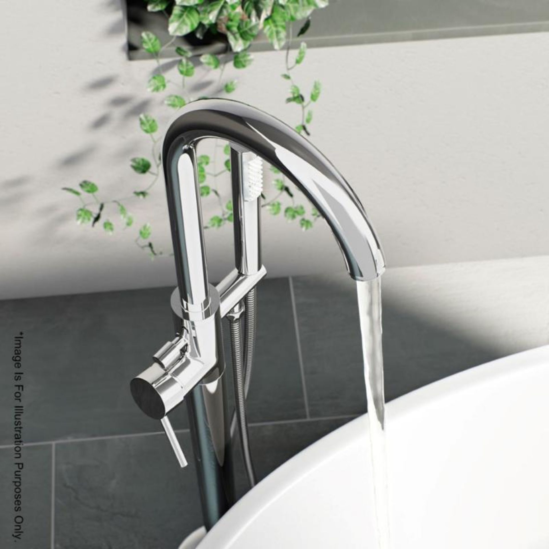 1 x Matrix Freestanding Bath Filler Tap - Ref: MSC071 - CL190 - Unused Boxed Stock - Location: Altri - Image 3 of 21