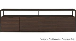 1 x LIGNE ROSET 4-Door Dedicato Sideboard - Designed By Didier Gomez - Dimensions: W250 x D45 x H75c