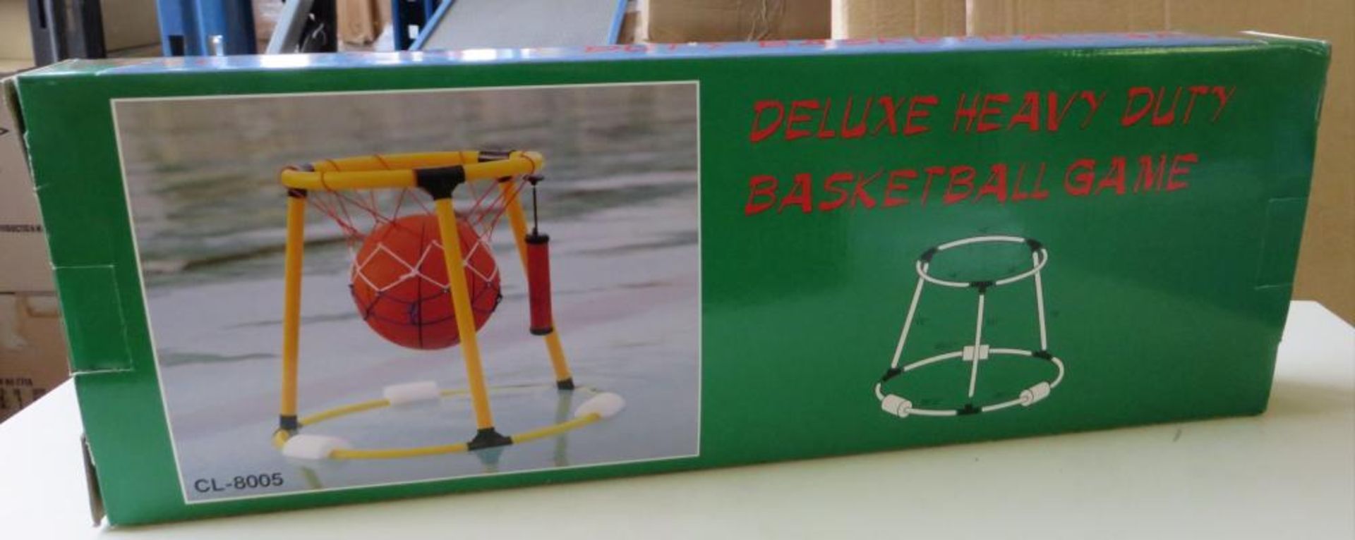 6 x TTS Deluxe Heavy Duty Floor Basketball Game - Ref: DRT0142 - CL185 - Location: Stoke-on-Trent ST - Image 2 of 6