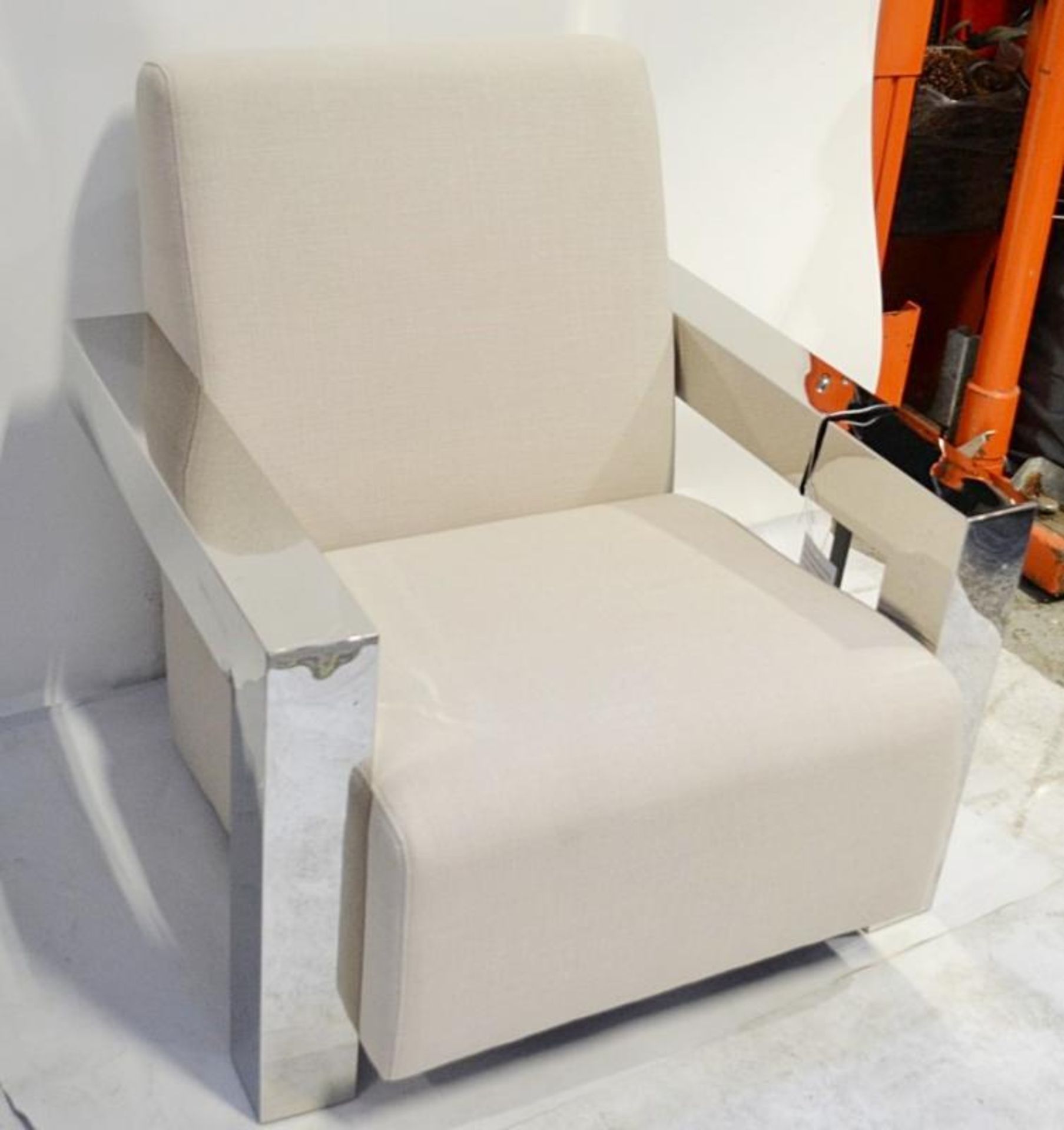 1 x EICHHOLTZ "Franco" Chair - Colour: Panama/Natural - Dimensions: W84cm, D85cm, H85cm, Seat - Image 4 of 10