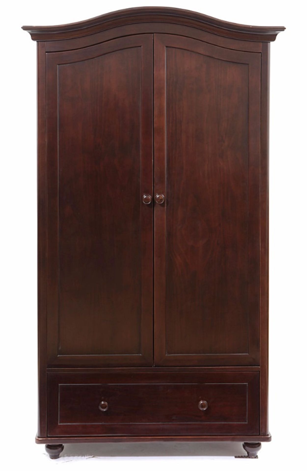 1 x Silver Cross Dorchester Full Size Wardrobe - Finished In Rich Dark Cherry - 61x108x186.5cm - - Image 2 of 15