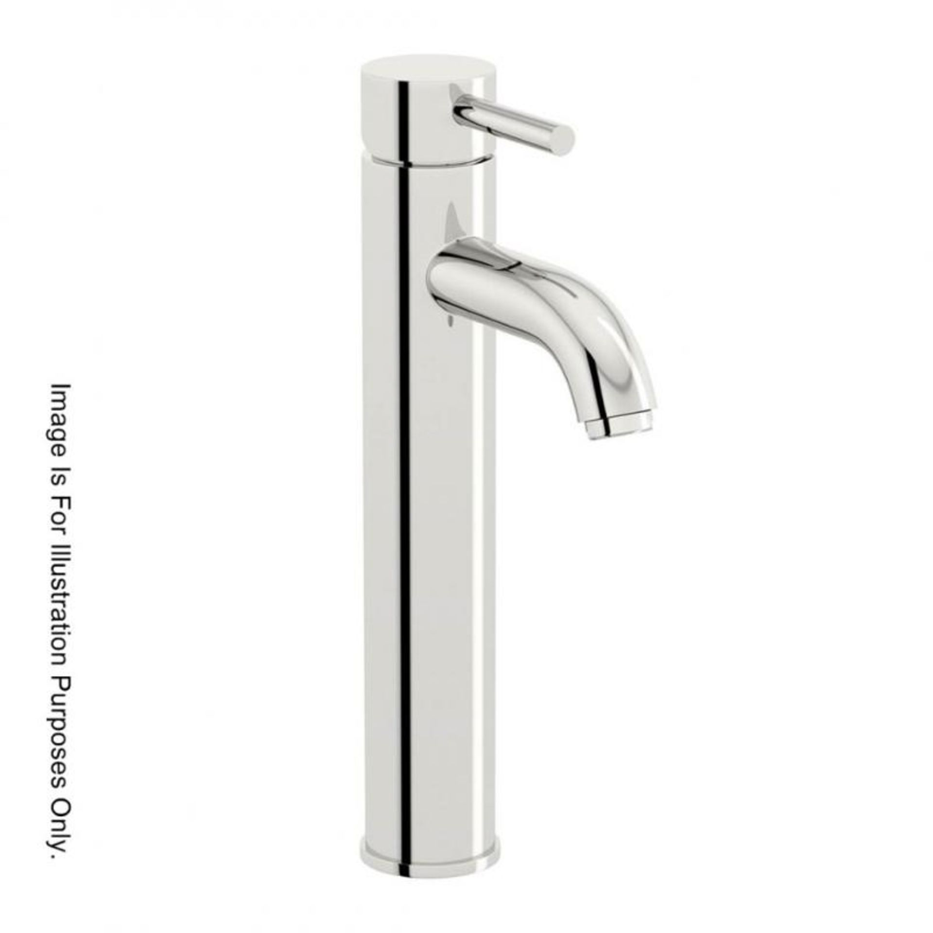 1 xPhaze High Rise Mixer  (TAP10A) - Designed To Complement Counter Top Basins - Ref: MTN006 - CL190 - Image 6 of 8