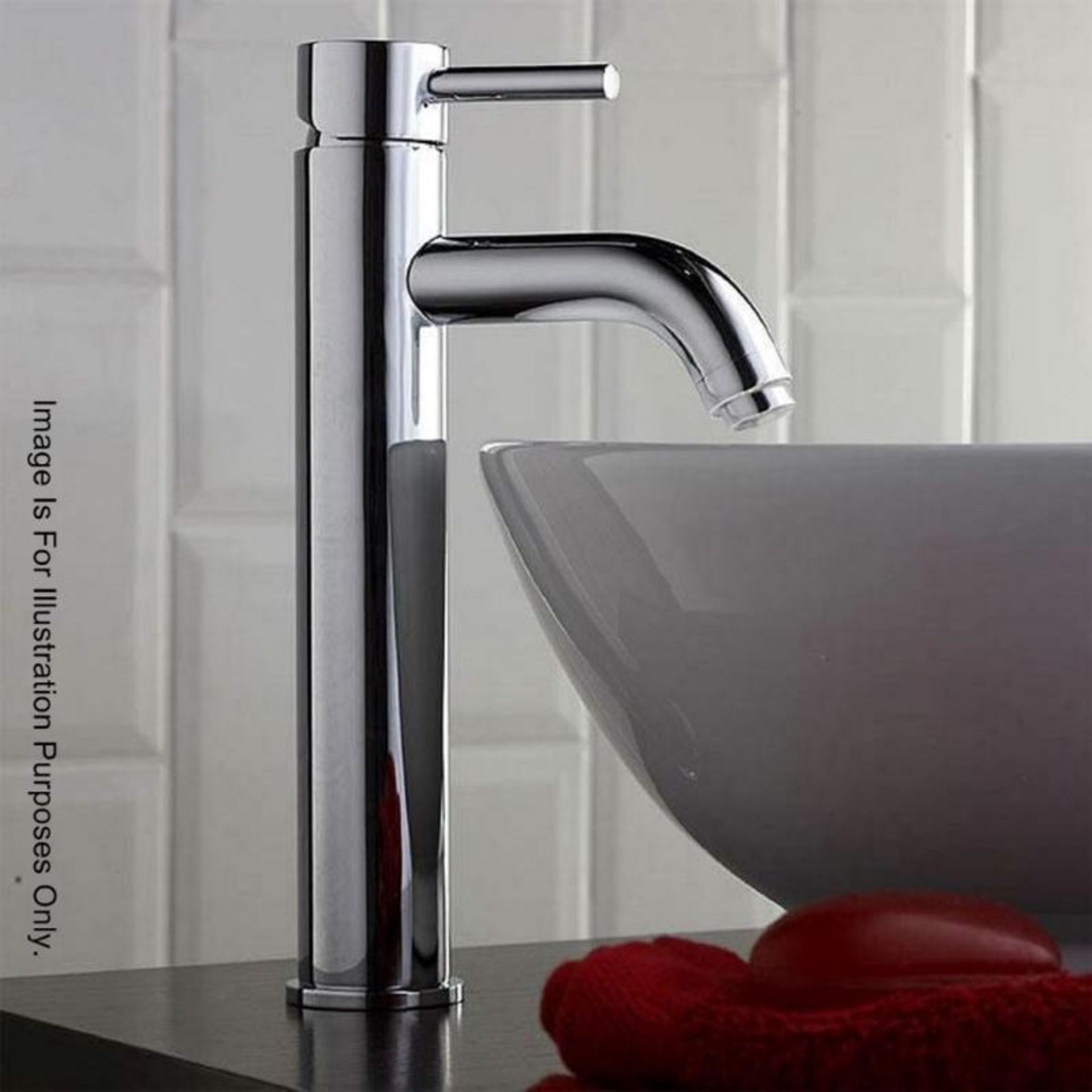 1 xPhaze High Rise Mixer  (TAP10A) - Designed To Complement Counter Top Basins - Ref: MTN006 - CL190
