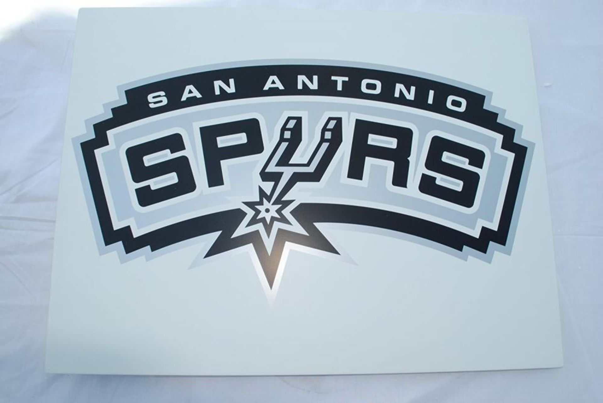 4 x 24" NBA Basketball San Antonio Spurs Rectangular Plaques - New/Boxed - CL185 - Ref: DRT0752 - Lo