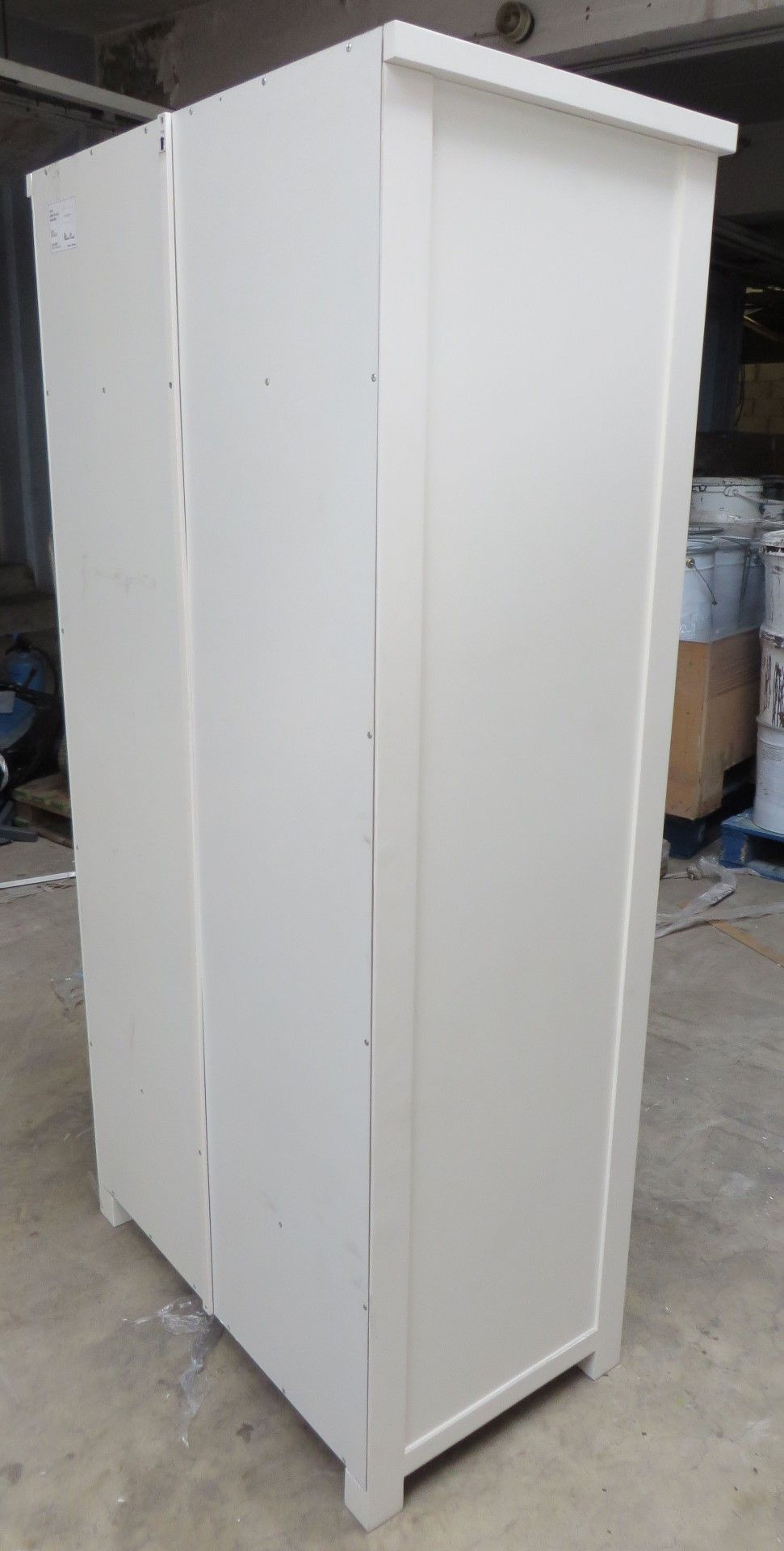 1 x Silver Cross New Nostalgia Full Size Wardrobe In White - Nursery Furniture - H180 x W90 x - Image 6 of 17