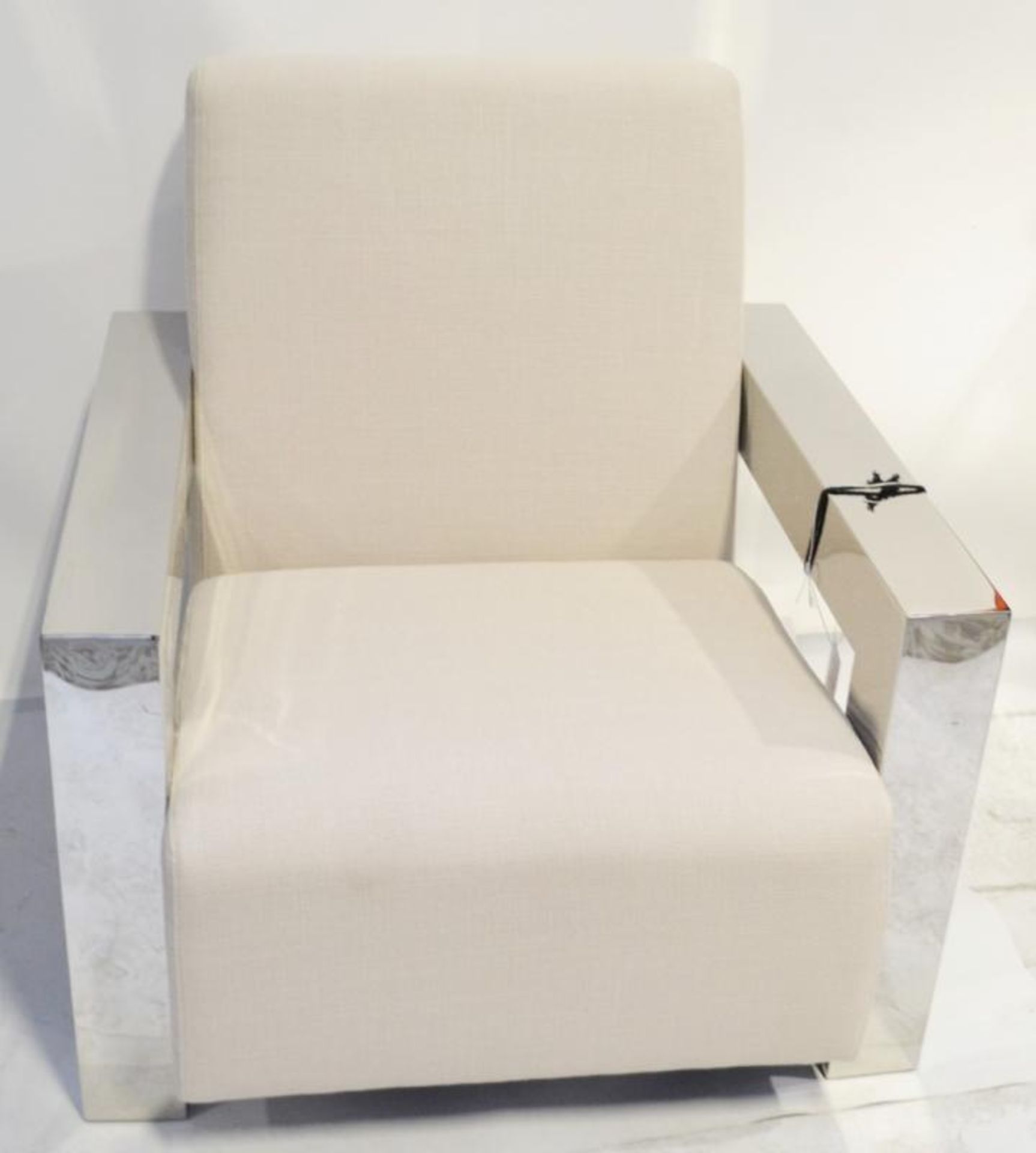 1 x EICHHOLTZ "Franco" Chair - Colour: Panama/Natural - Dimensions: W84cm, D85cm, H85cm, Seat - Image 5 of 10