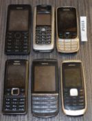 6 x Various NOKIA Mobile Phones - Removed From Company Closure - CL400 - Ref JP1013 - Location: Altr